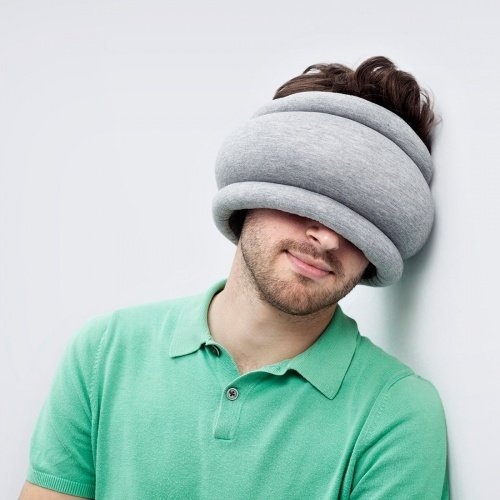 OstrichPillow Powernapping Kissen - Grau