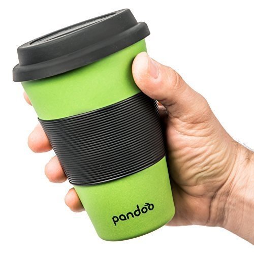 pandoo Bambus Coffee-to-Go-Becher | Kaffee-Becher, Trink-Becher, Bamboo-Cup | ökologisch abbaub