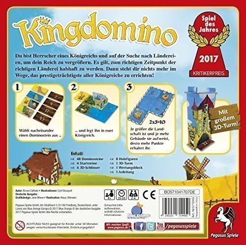 Pegasus Spiele Kingdomino, Spiel des Jahres 2017