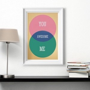 Personalisiertes Venn-Diagramm Poster