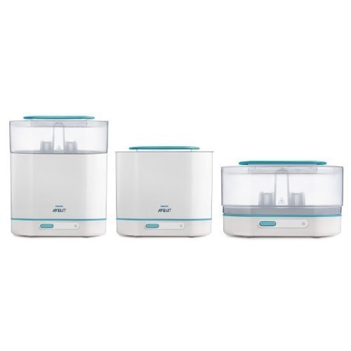 Philips Avent SCF285/02 Elektrischer 3-in-1 Dampfsterilisator