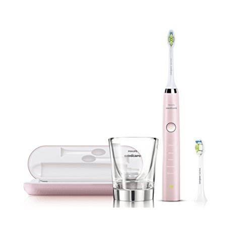 Philips Sonicare DiamondClean Elektrische Zahnbürste mit Schalltechnologie HX9362/67, rosa