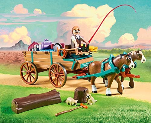 PLAYMOBIL DreamWorks Vater Jim mit Kutsche