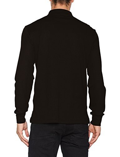 Polo Ralph Lauren Herren Poloshirt Long Sleeve-Knit, Schwarz (Polo Black 1018), Large