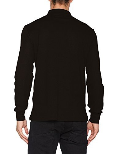 Polo Ralph Lauren Herren Poloshirt Long Sleeve-Knit, Schwarz (Polo Black 1018), Large