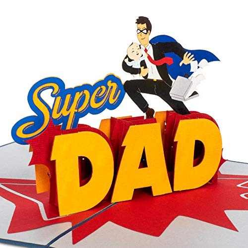 Pop-Up Karte Super Dad