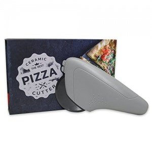 Premium keramik Pizzaschneider | Super scharfer, einfach zu reinigender & ergonomischer Pizzaroller 