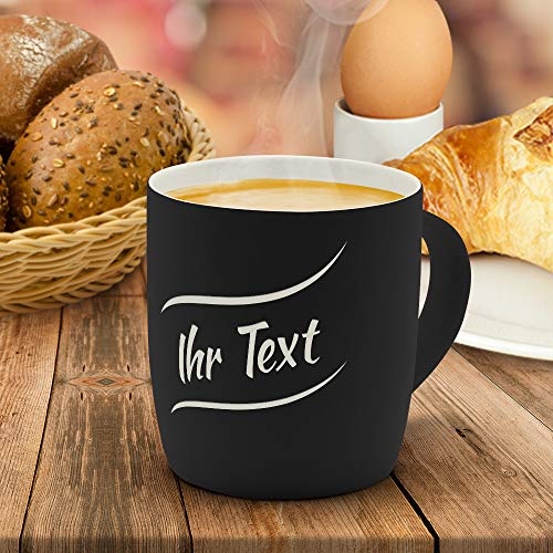 printplanet Kaffeebecher mit eigenem Text graviert