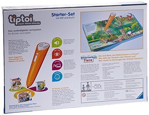 Ravensburger tiptoi Starter-Set mit Stift und Buch Bilderlexikon Tiere