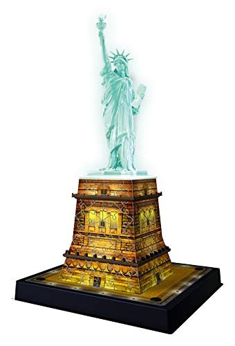 Ravensburger 3D Puzzle Freiheitsstatue bei Nacht