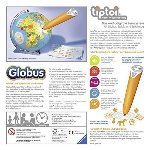 Ravensburger Tiptoi Interaktiver Globus 17