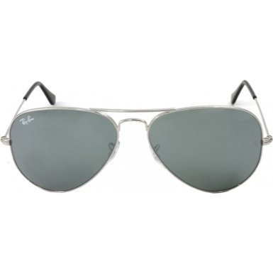 RayBan Aviator RB3025 W3277 58 silver/crystal grey mirror