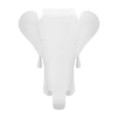regalosmiguel Hocker Elefant DAMBY weiß (inspiriert von der Linie Eames)