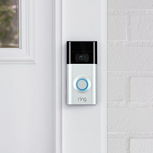 Ring Video Doorbell 2 - Video Türklingel 2 1080p HD Video, Gegensprechfunktion, Bewegungsmelder, WL