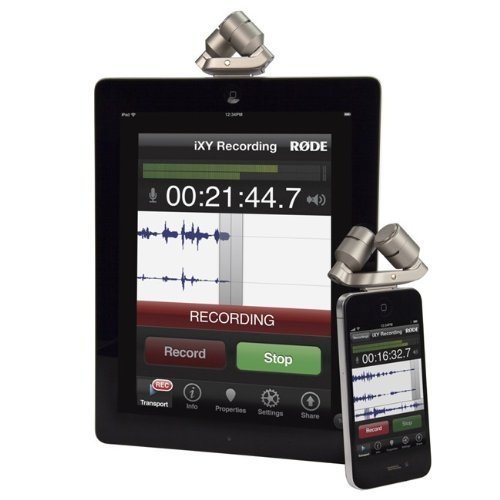 Rode iXY Stereo Mikrophone 24/96 Studio Qualität für iPhone, iPad und iPhone