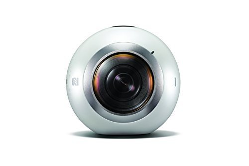 Samsung Gear 360 Actionkamera für Panorama-Videos und Fotos  - Weiß (Italien / Vereinigtes Königr