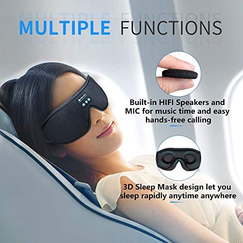 Schlafkopfhörer Bluetooth Schlafmaske