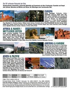 Schuber Die 101 schönsten Reiseziele der Erde [Blu-ray]