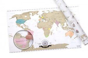 Scratch Off World Map - Weltkarte zum Rubbeln