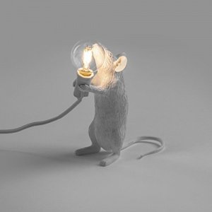 Seletti Mouse Lamp - Stehend Weiß