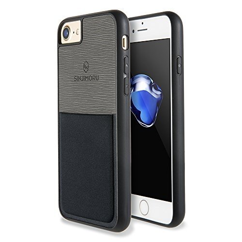 Sinjimoru iPhone 7 Wallet Case, iPhone 7 Hülle mit Kartenfach/iPhone 7 Schutzhülle mit Smart Walle