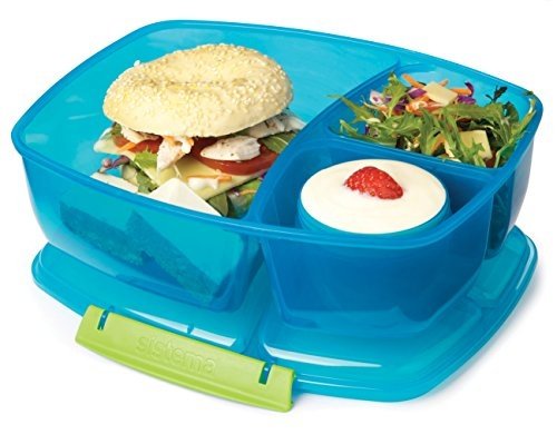 Sistema Lunch Triple Split Lunchbox mit Joghurttopf