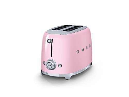 Smeg TSF01PKEU Toaster 2 Scheiben, cadillacpink