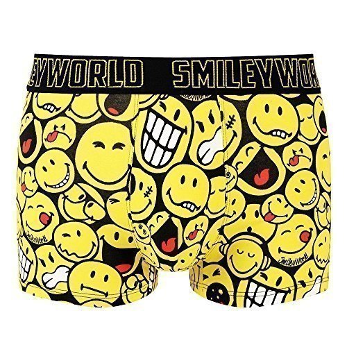 Smiley World 3er Pack lustige Boxershort