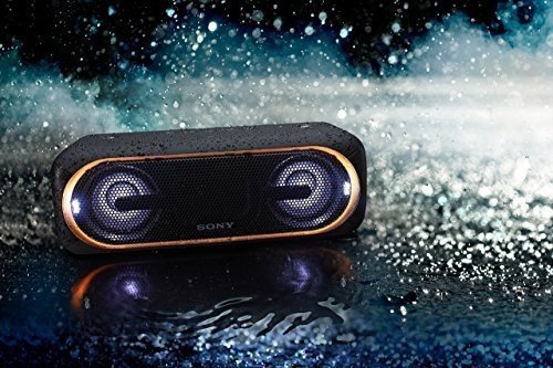 Sony SRS-XB40 Tragbarer kabelloser Lautsprecher (Bluetooth, NFC, wasserabweisend, 24 Stunden Akkulau