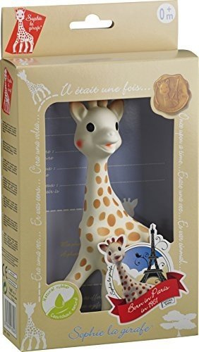 Sophie die Giraffe im Geschenkkarton