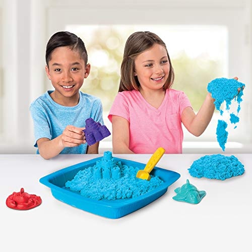 Spin Master 6029058 - Kinetic Sand - Box Set (454 g) - Blau