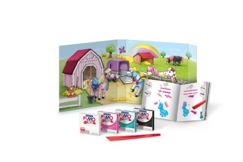 Staedtler Fimo kids form&play Set Pony superweiche, ofenhärtende Knete, kinderleichte Anleitung, wi