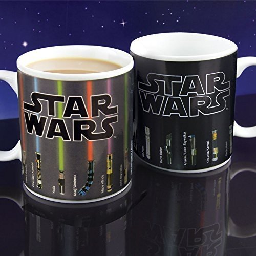 Star Wars Lichtschwert Zaubertasse mit Thermodruck