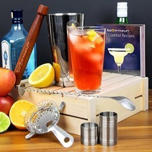 Startseite Cocktail Set Cocktail-Buch der Bar @ Getränk stuff | Cocktail Set Edelstahl - bestehend 