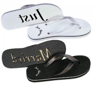 Just Married Flip Flop