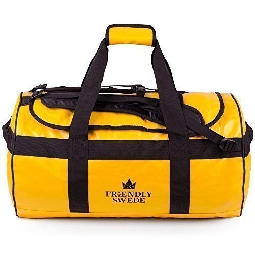 The Friendly Swede Wasserfeste Reisetasche - Duffle Bag Rucksack 30L / 60L / 90L - Seesack, Sporttas