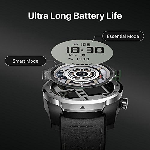 TicWatch Pro Smartwatch Intelligent Armbanduhr mit Herzfrequenzsensor