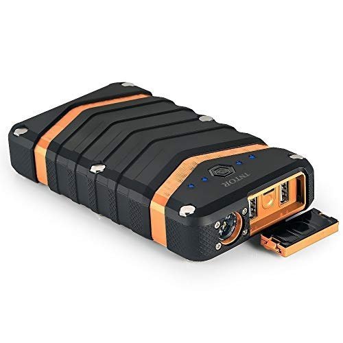 TNTOR Outdoor Ladegerät, 16000mAh 2*USB mit IP67 Wasserdicht Stoßfest Staubdicht Quick-Charge Powe