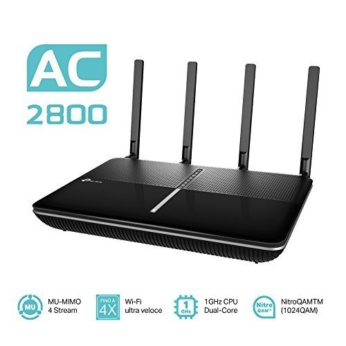 TP-Link Archer VR2800 Modem Router (Wifi, MU-MIMO, ADSL/VDSL/Faser, Dualband, 2x USB 3.0, Annex A, g