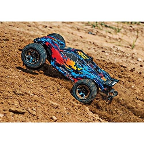 Traxxas Rustler 4x4 VXL Brushless 1:10 RC Modellauto Elektro Truggy Allradantrieb (4WD) RTR 2,4 GHz