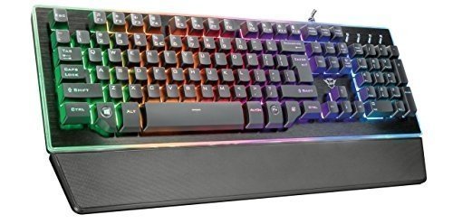 Trust GXT Halbmechanische LED Gaming Tastatur