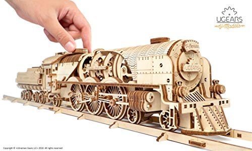 UGEARS Dampflokomotive Holzpuzzle