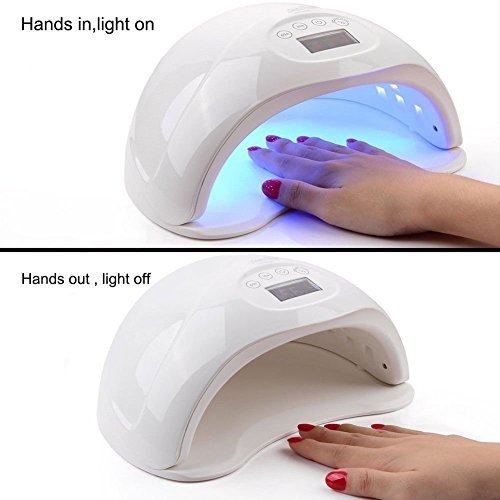 UV Lampe für Nägel , 48W LED-Nageltrockner LED Lampe for Gel Nail Nagellack mit UV Nagellampe für