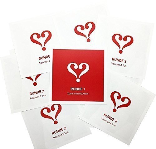 Vertellis Beziehungsedition - Kartenspiel mit persönlichen Fragen für Paare & Beziehungen, mit Fok