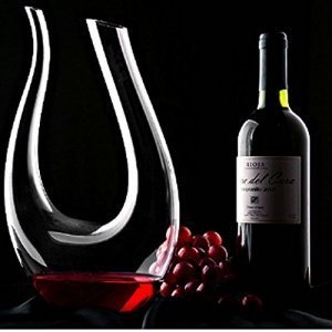 VictoryCN U-Form-1300ML Klassische Overflow-beständig Red Wine Decan Rotwein Decanterter