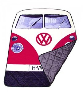 Volkswagen T1 Bus Picknickdecke in rot