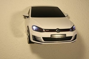 Volkswagen VW Golf GTI 3D Leselampe und Nachtlicht batteriebetrieben