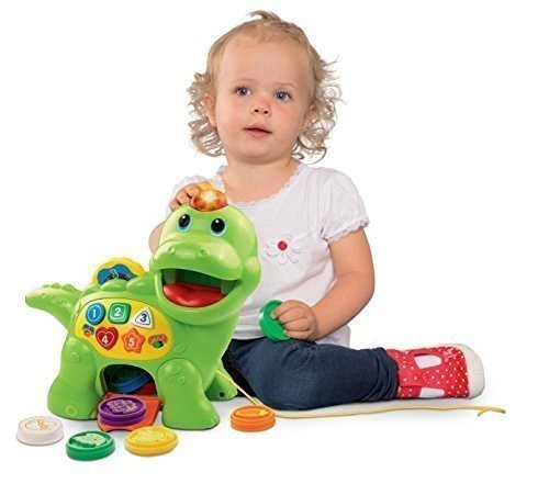 VTech 80-157704 - Fütter-mich Dino, Babyspielzeug