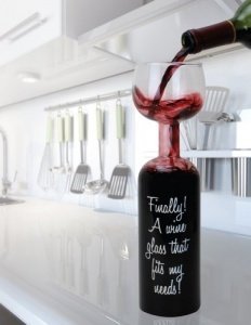 Weinflaschen-Glas 750ml Kuriositäten-Weinglas, Riesen-Weinglas