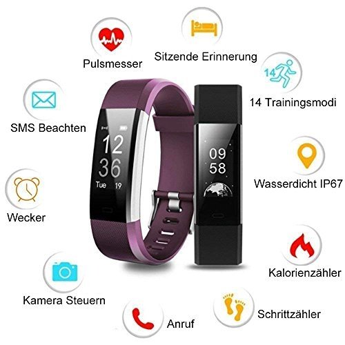 Willful Fitness Armband mit Pulsmesser